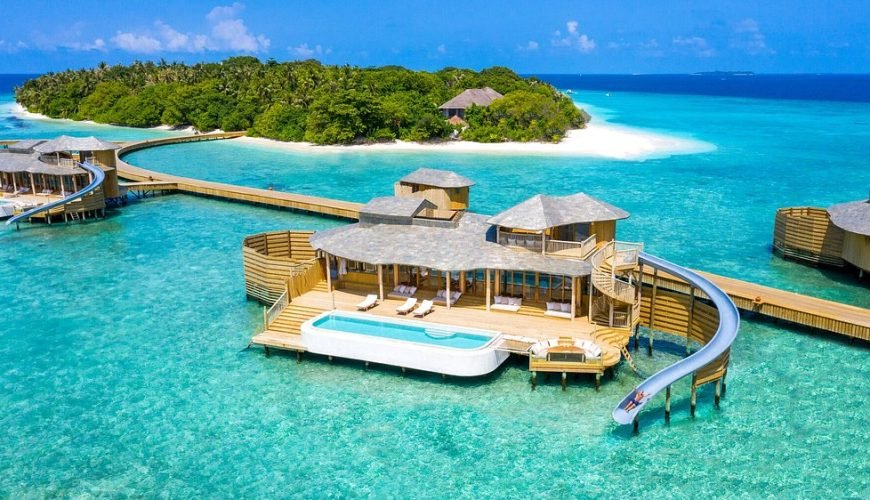 Soneva Fushi family resort Maldives with eco-friendly villas and kids' activities